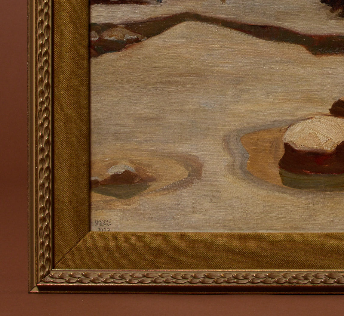 EARLY 20TH CENTURY AUSTRIAN SNOWSCAPE