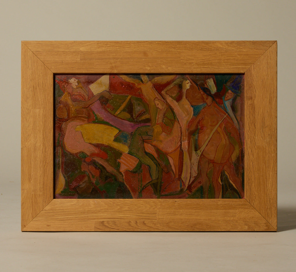 1930s FRENCH ABSTRACT COMPOSITION