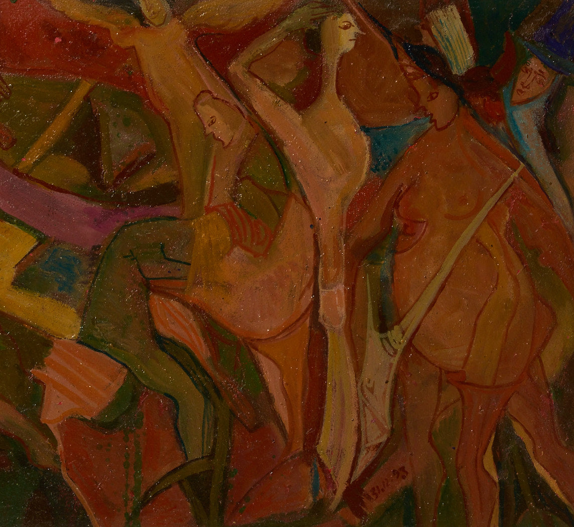 1930s FRENCH ABSTRACT COMPOSITION