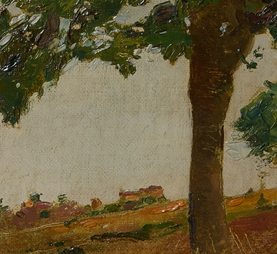 1910S ITALIAN LANDSCAPE OF CASTEGGIO BY EZECHIELE ACERBI (1850-1920)