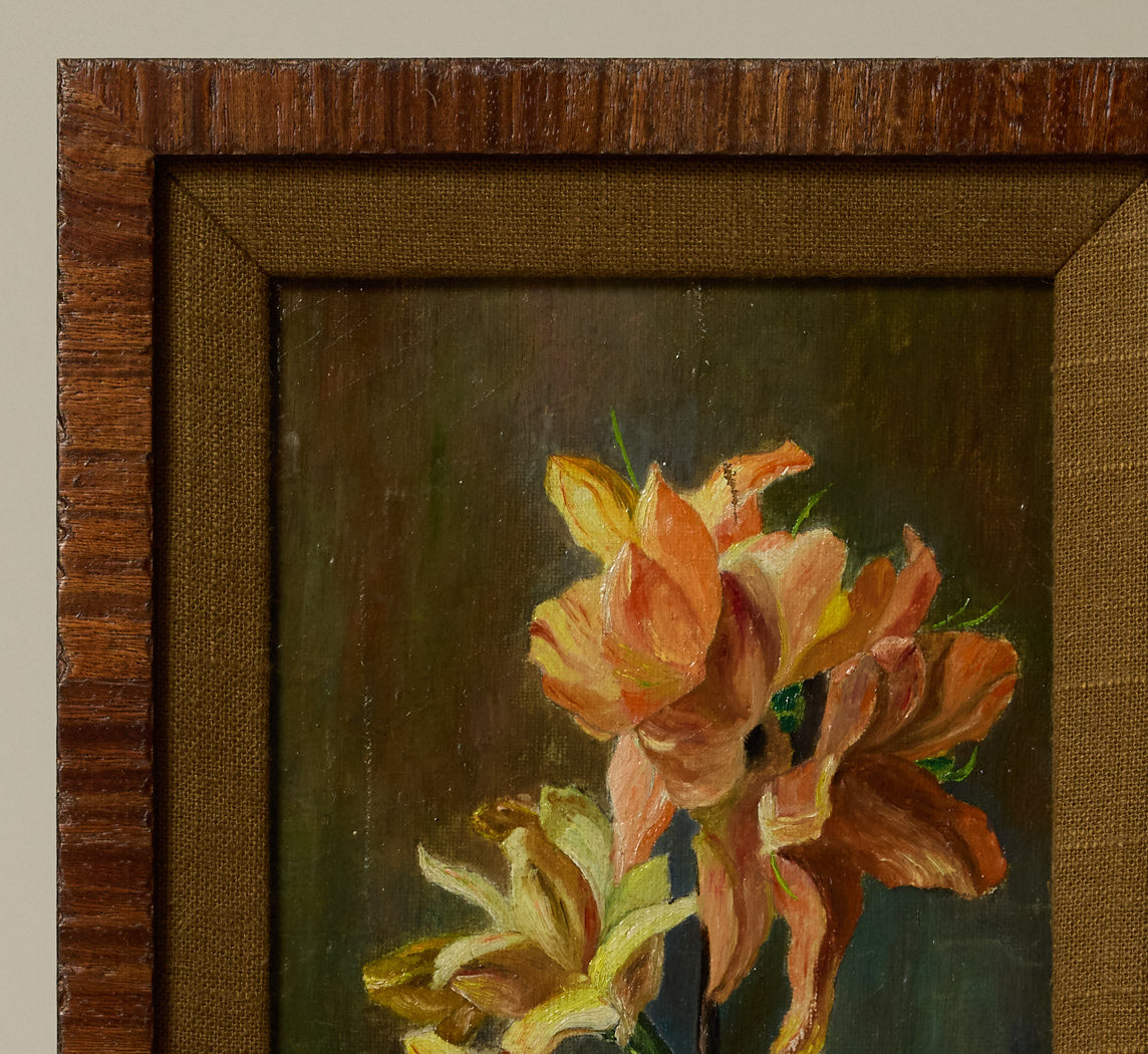 1930S DUTCH STILL LIFE OF LILIES