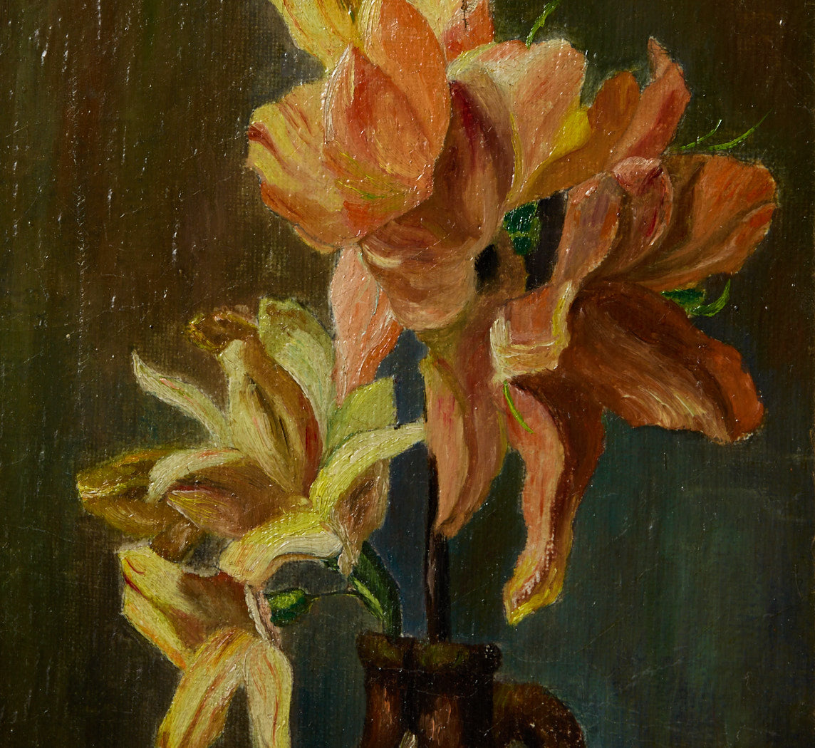 1930S DUTCH STILL LIFE OF LILIES
