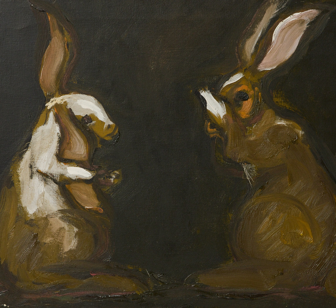 1930S ABSTRACT EXPRESSIONIST RABBITS