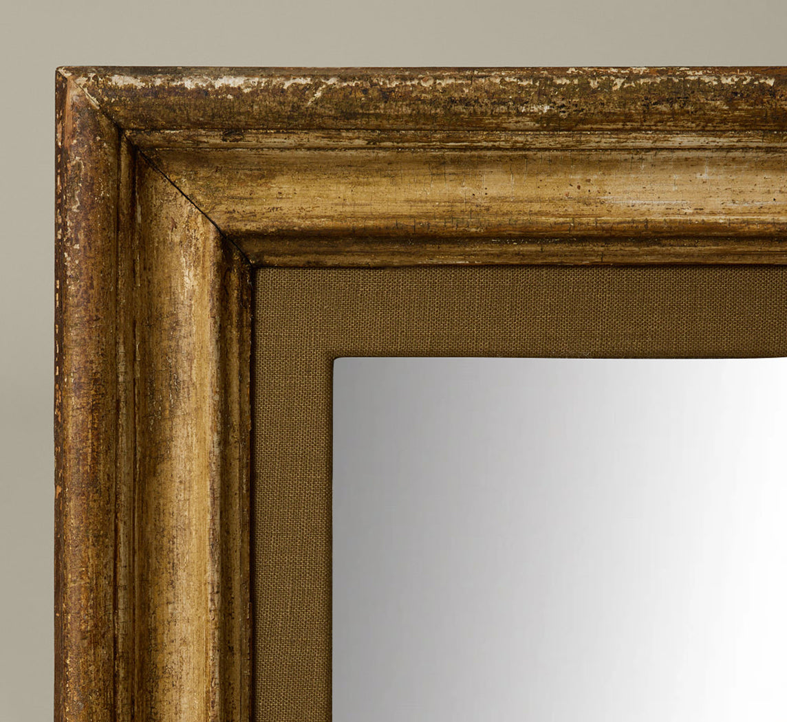 LATE 19TH CENTURY ITALIAN MIRROR WITH SEAWEED MAT
