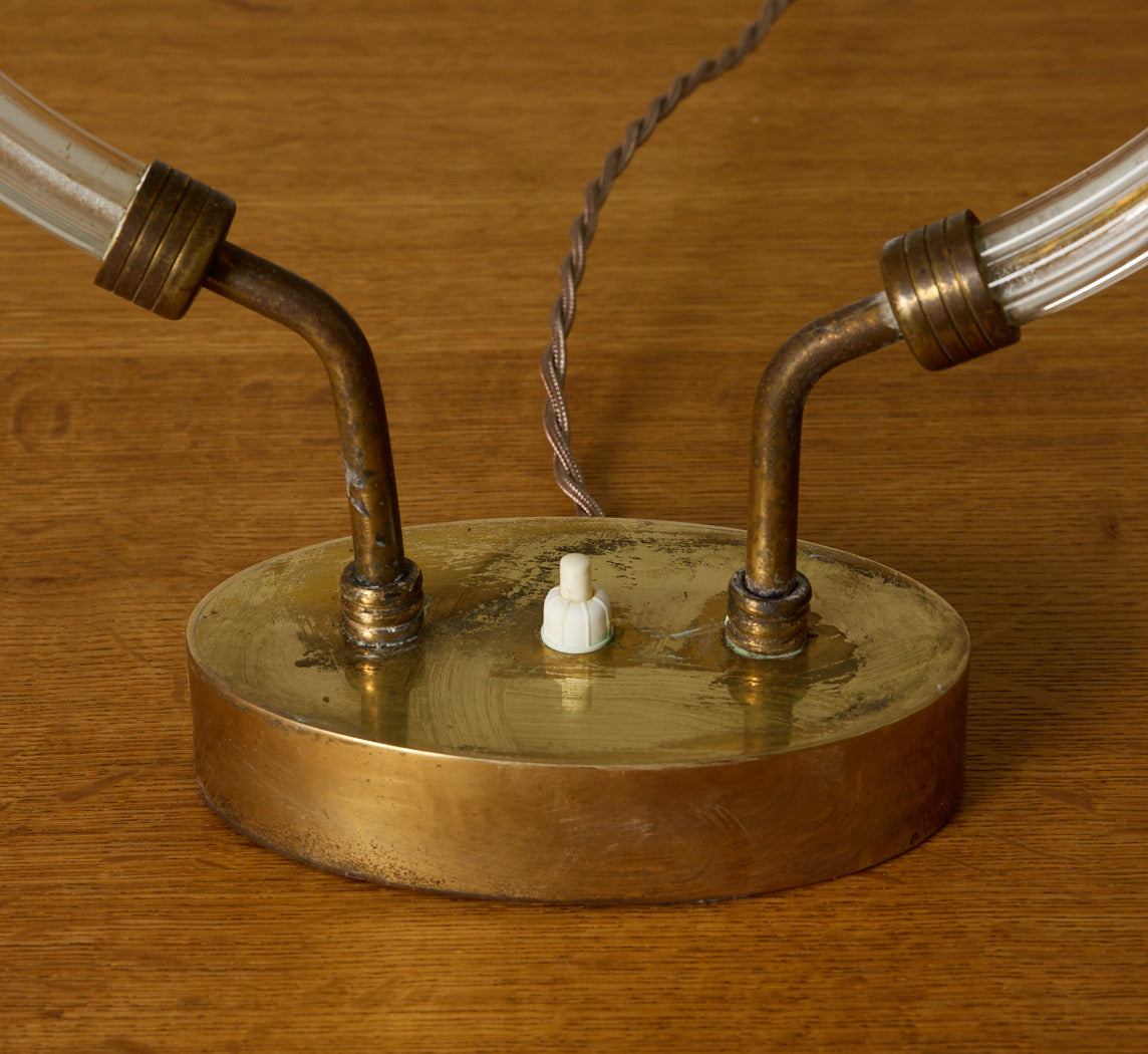 1930S ITALIAN MURANO TABLE LAMP BY BAROVIER & TOSO