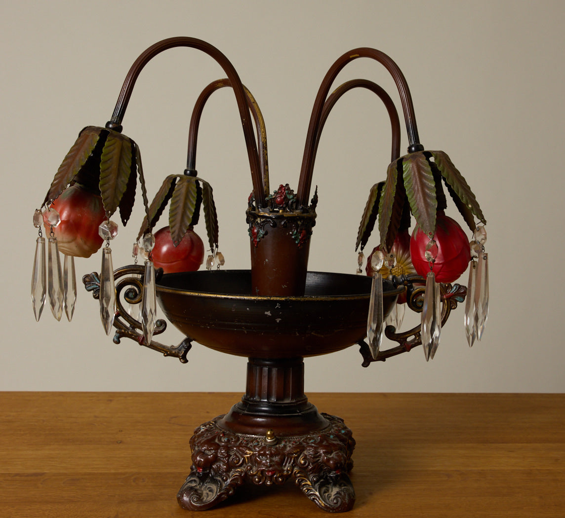 ART NOUVEAU EPERGNE LAMP