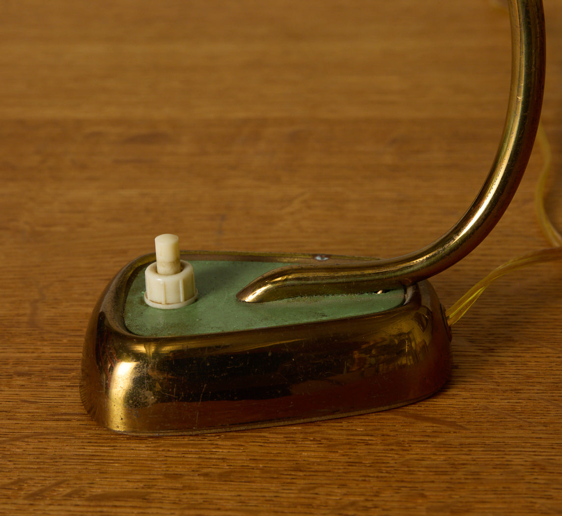 1950S ITALIAN MID CENTURY SAGE TABLE LAMP