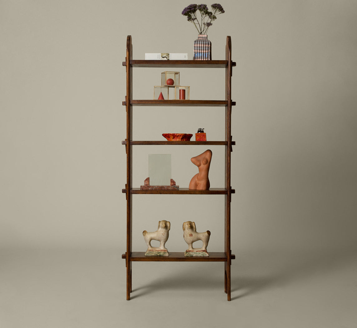 1940S FRENCH BRUTALIST BOOKCASE