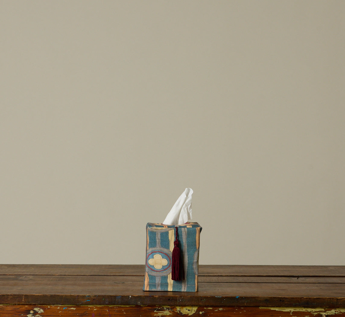 PIERCE & WARD IBIS FRESCO TISSUE BOX COVER