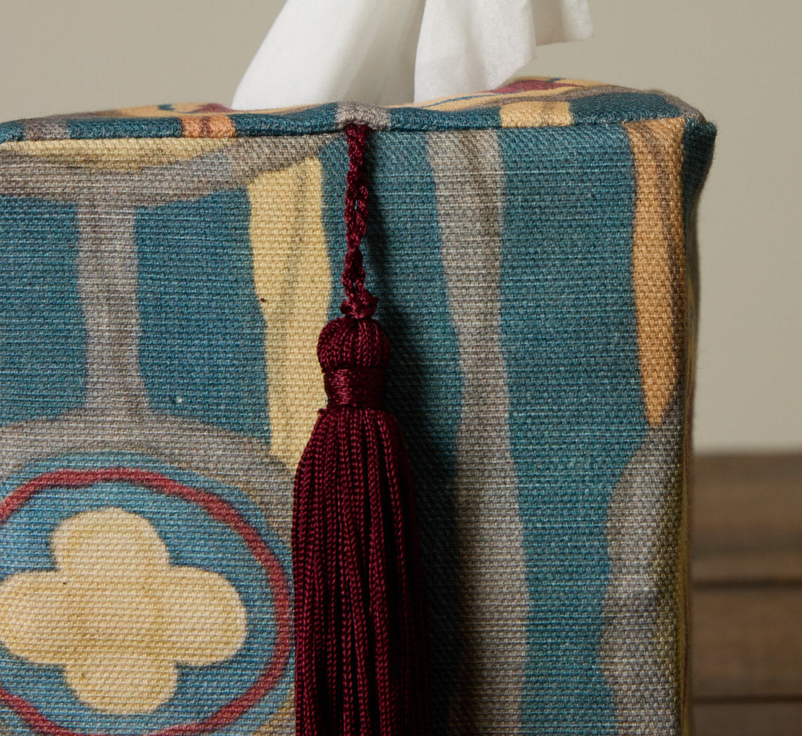 PIERCE & WARD IBIS FRESCO TISSUE BOX COVER