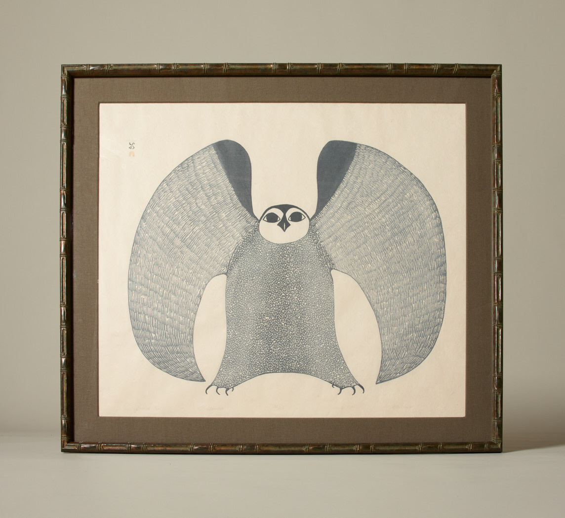 GRAND OWL BY PITALOOSIE SAILA (1942-2021)