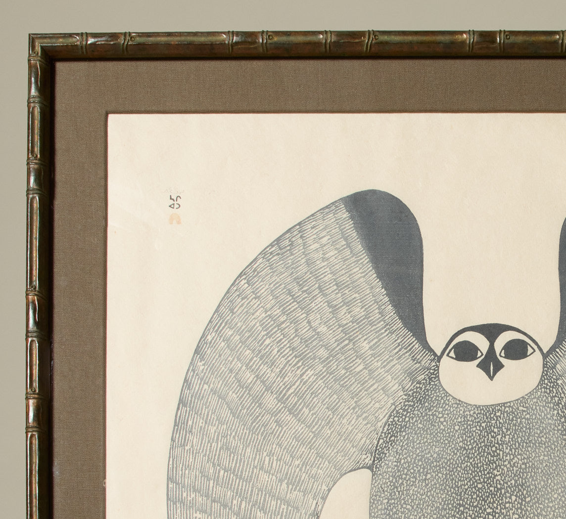 GRAND OWL BY PITALOOSIE SAILA (1942-2021)