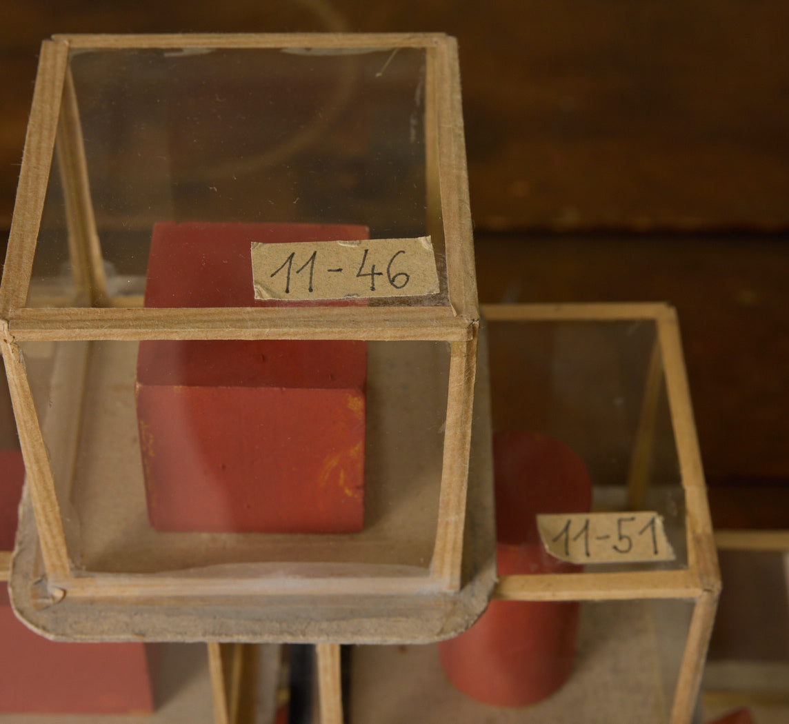 SET OF 1930S FRENCH GEOMETRIC TEACHING AIDS