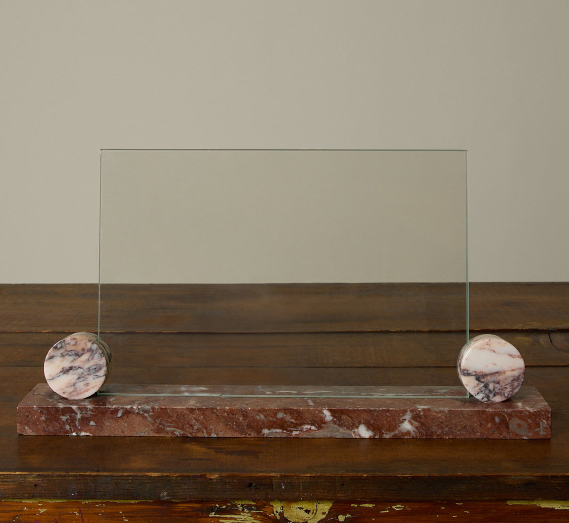 1930S FRENCH ART DECO MARBLE PICTURE FRAME LARGE