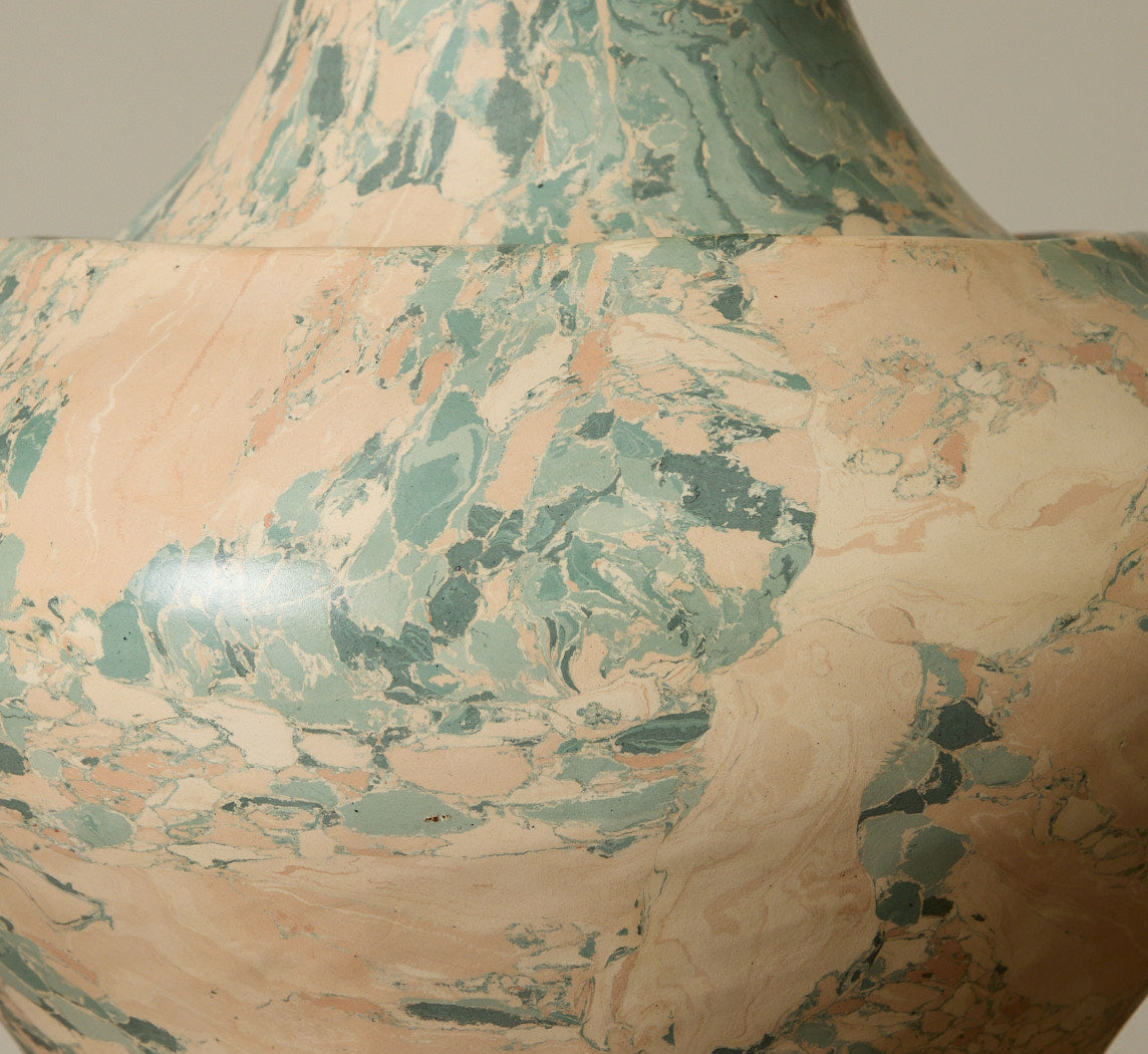 GRAND BRECCIATED VESSEL IN AEGEAN BY POTTERY ROMA