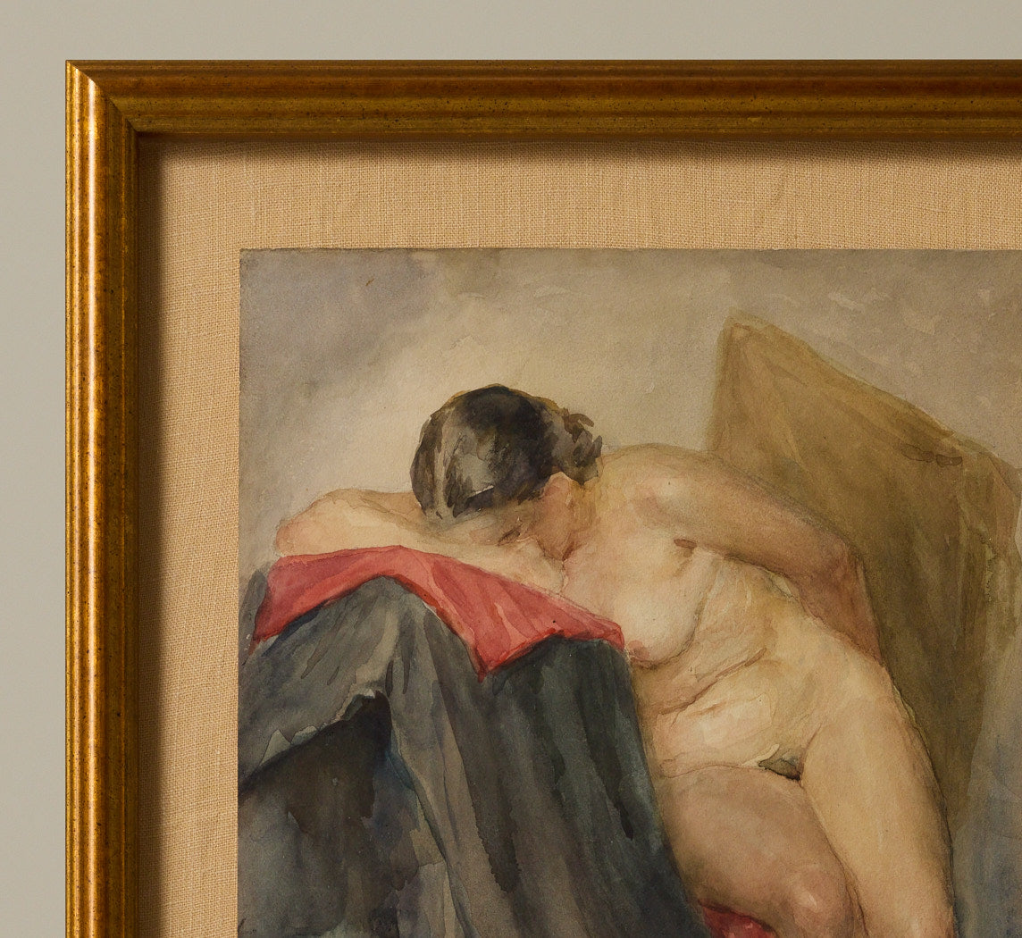 1950S RUSSIAN LOUNGING NUDE