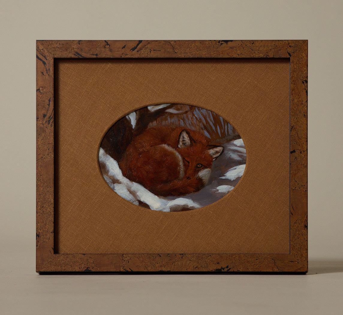 20TH CENTURY AMERICAN NESTLED RED FOX