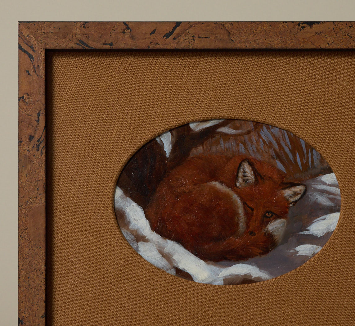20TH CENTURY AMERICAN NESTLED RED FOX