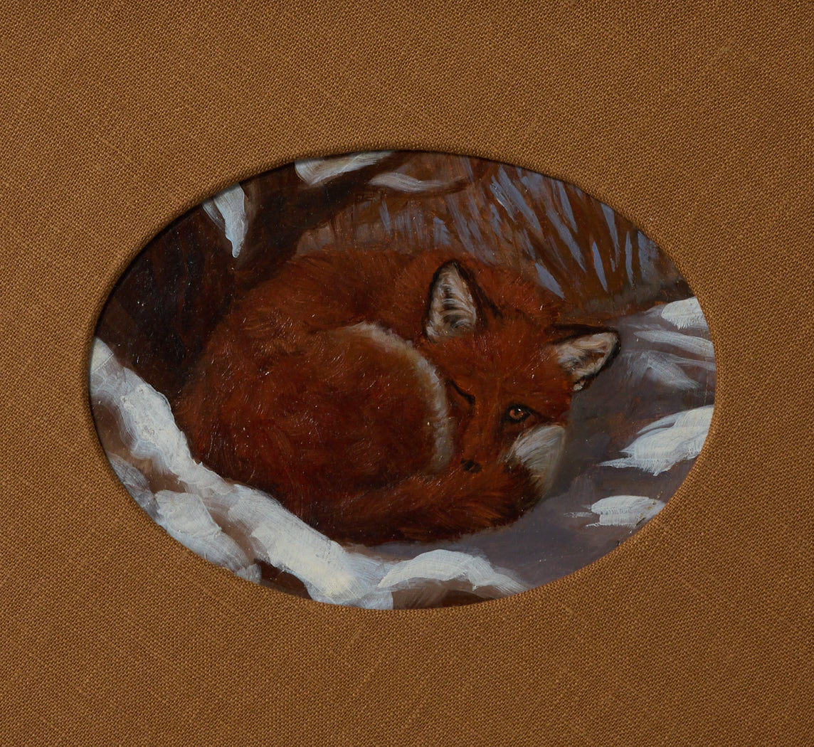 20TH CENTURY AMERICAN NESTLED RED FOX