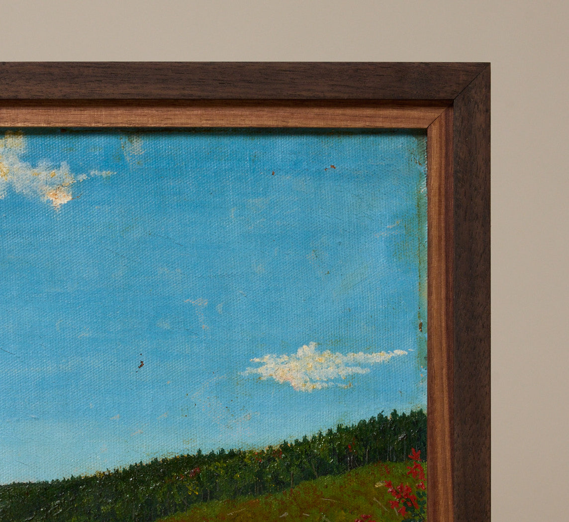 1880S AMERICAN FOLK ART LANDSCAPE