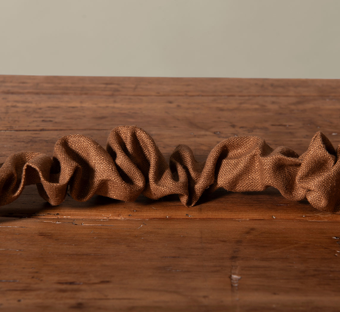 PIERCE & WARD CARAMEL CORD COVER IN RAW SILK