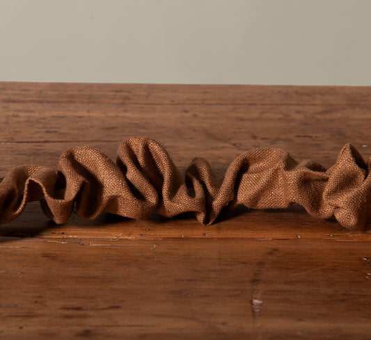 PIERCE & WARD CARAMEL CORD COVER IN RAW SILK