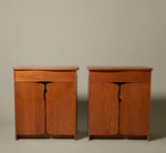 VINTAGE PAIR OF UNION WOODWORKS DRESSER CABINETS