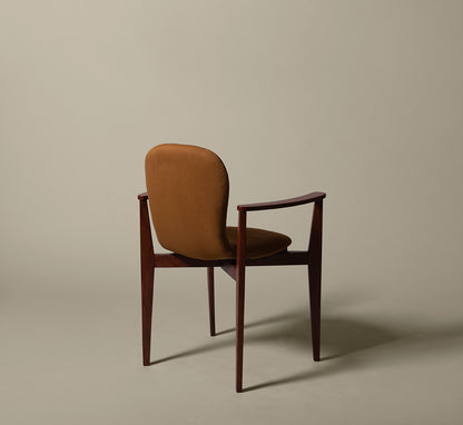 1960s ARMCHAIR BY I.S.A. BERGAMO IN ZAC AND FOX LINEN