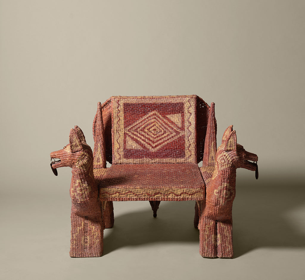 COYOTE CHAIR BY MARIO LOPEZ, CIRCA MID 20TH CENTURY