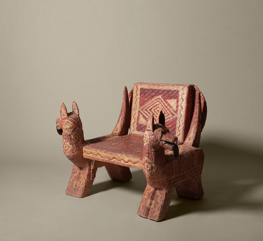 COYOTE CHAIR BY MARIO LOPEZ, CIRCA MID 20TH CENTURY