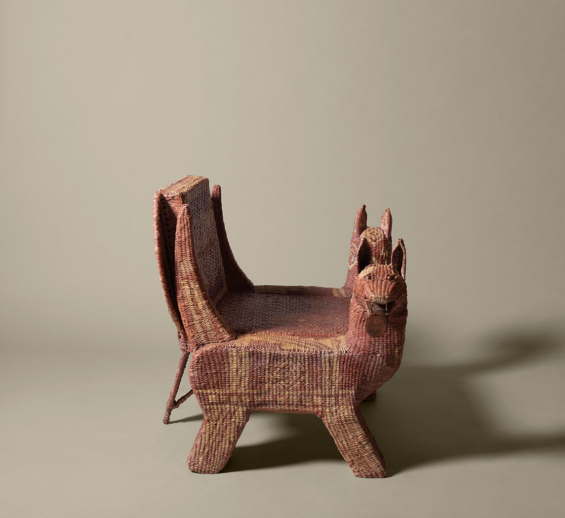 COYOTE CHAIR BY MARIO LOPEZ, CIRCA MID 20TH CENTURY