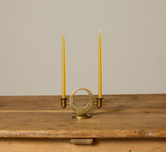 1960S CANDLEHOLDER IN BRASS BY ARTHUR PE