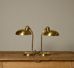 PAIR OF GIOVANNI MICHELUCCI BRASS TABLE LAMPS