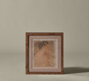 CIRCA 1910'S FRENCH PASTEL OF SLEEPING FIGURE