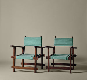 EARLY 20TH CENTURY WOODEN PEG CHAIRS