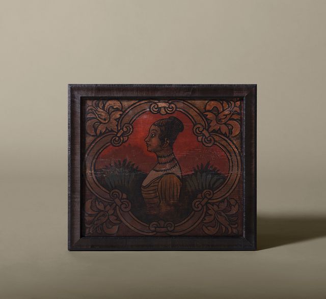 15TH CENTURY ITALIAN WOODEN CEILING TILE III