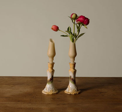 HANDS VASE PAIR IN TAUPE