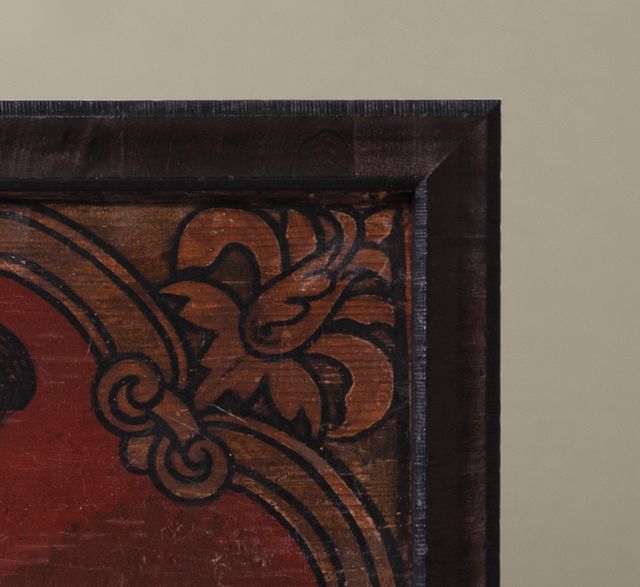 15TH CENTURY ITALIAN WOODEN CEILING TILE III