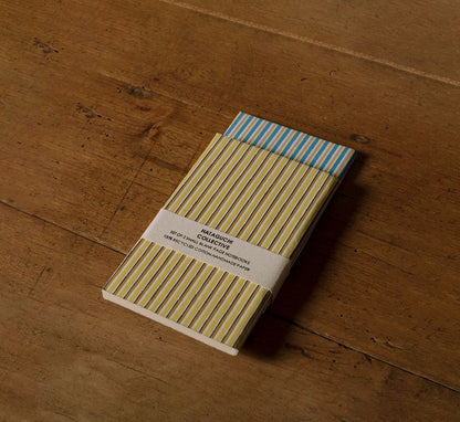 SADDLE STITCH NOTEBOOK SET IN STRIPES