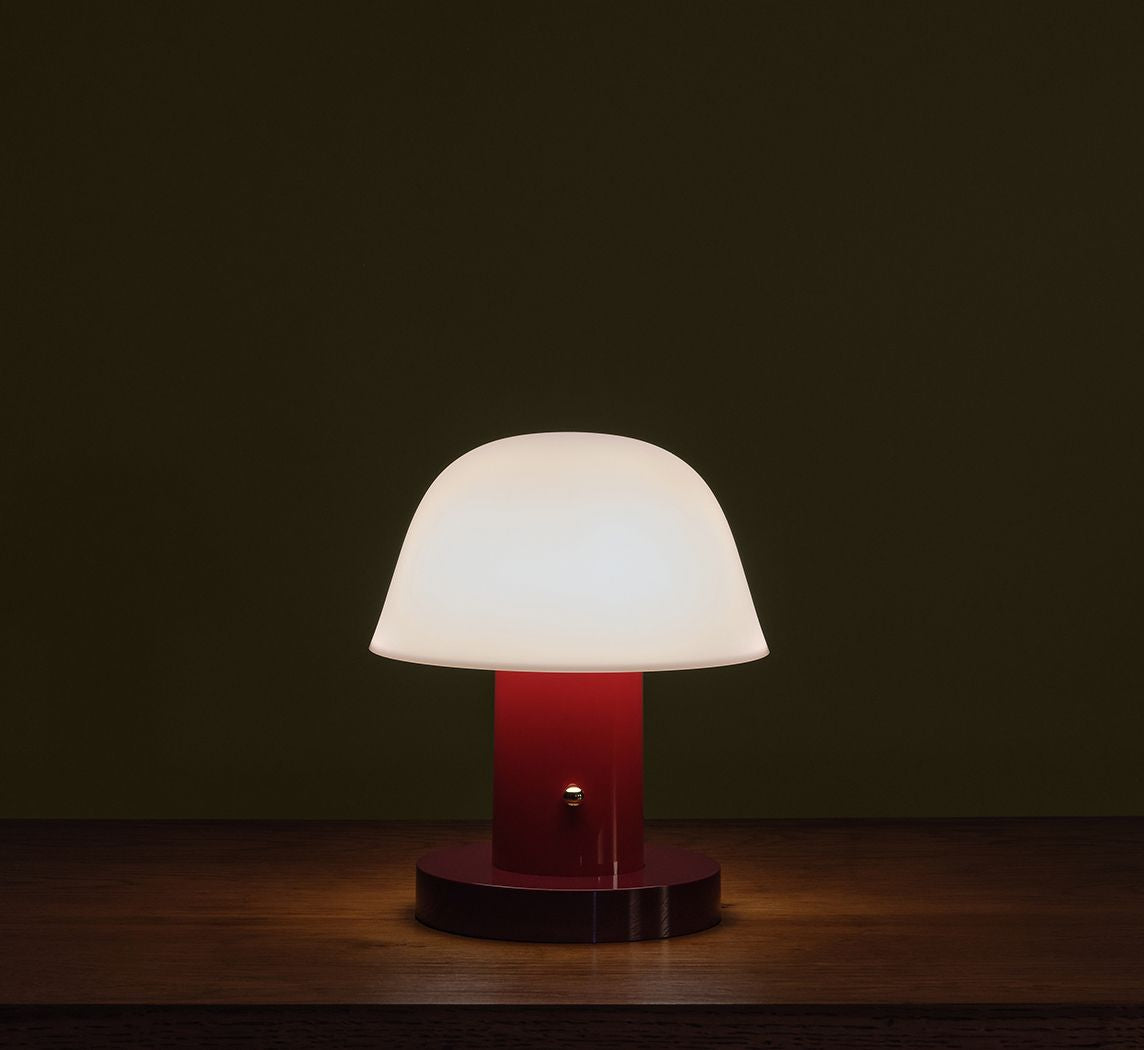 SETAGO PORTABLE LAMP JH27 IN MAROON/GRAPE