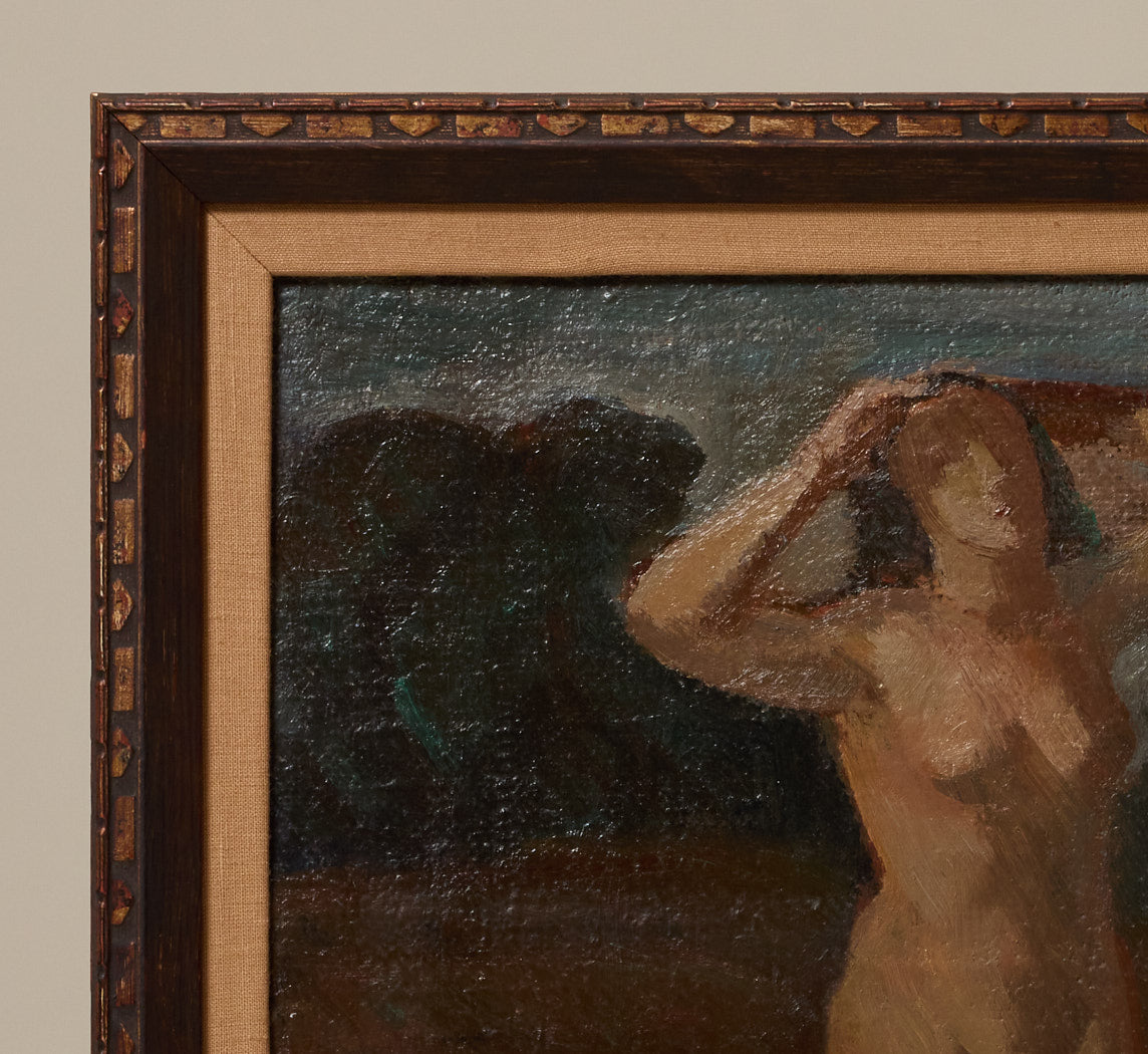 1940S ITALIAN NUDE SUNBATHER SCENE