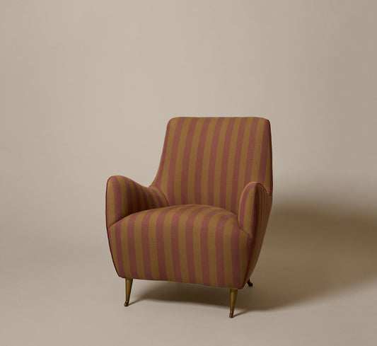 PAIR OF 1950S ITALIAN ARM CHAIRS BY I.S.A BERGAMO