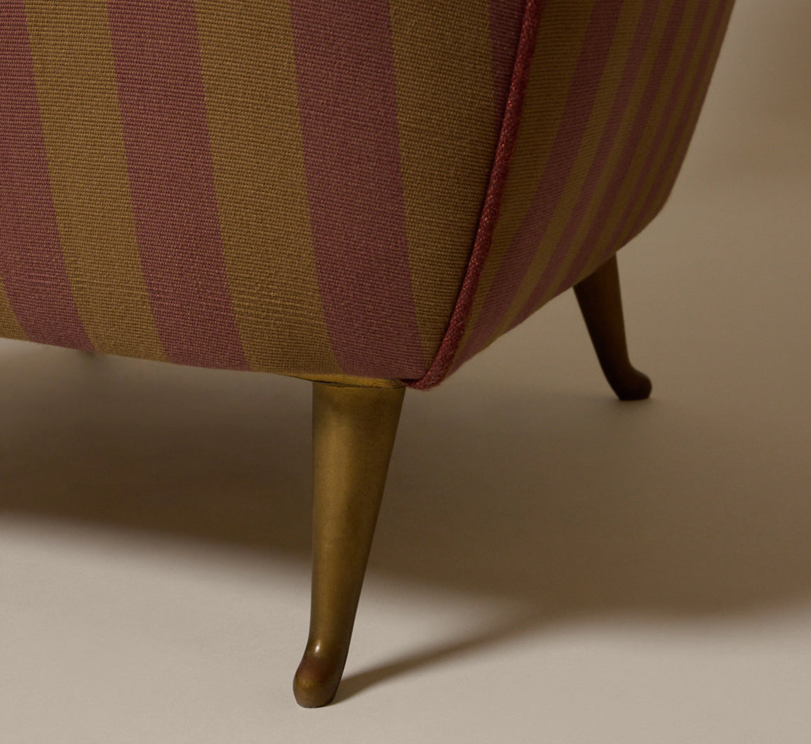 PAIR OF 1950S ITALIAN ARM CHAIRS BY I.S.A BERGAMO