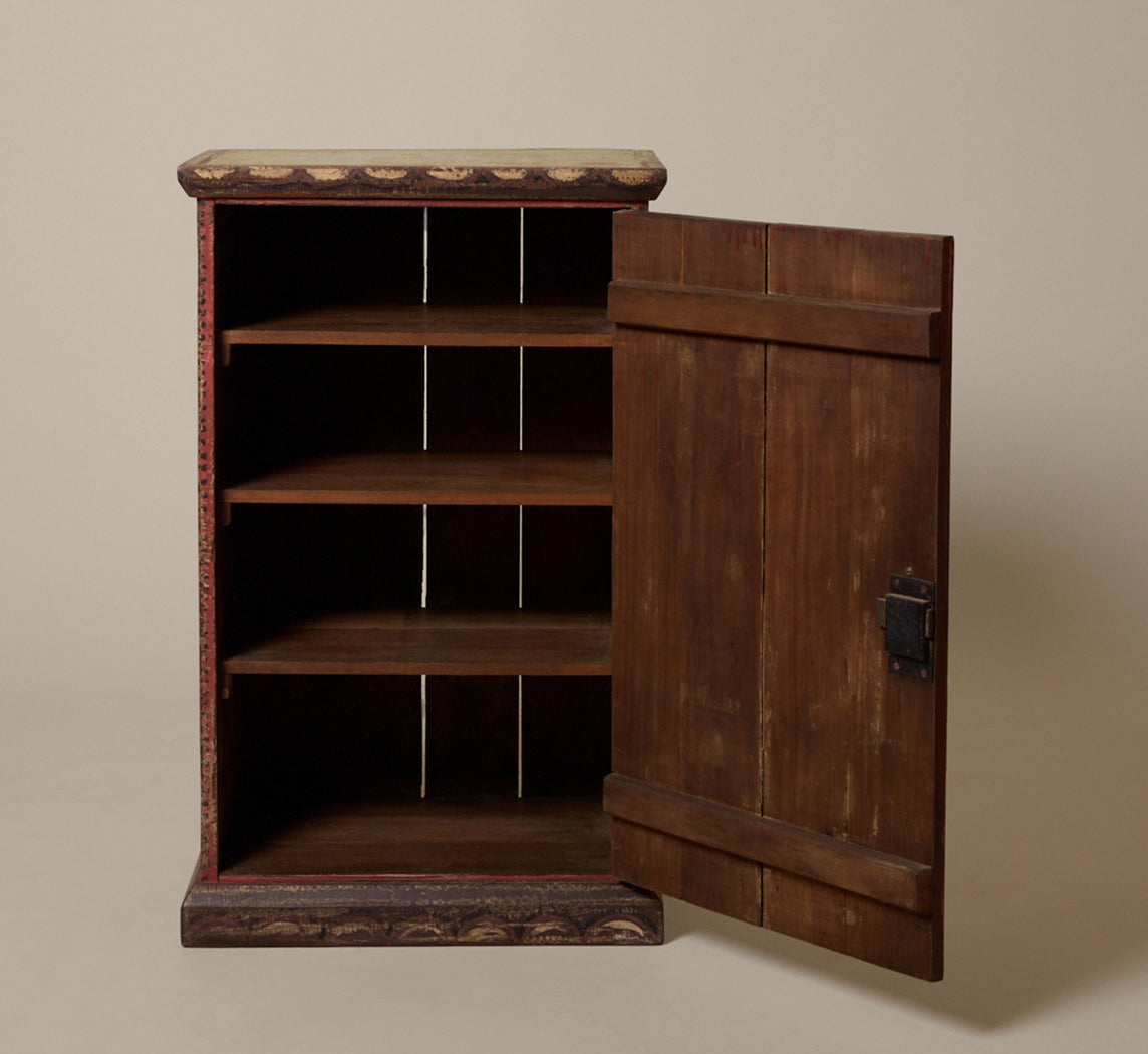 LATE 19TH CENTURY VICTORIAN PAINTED CABINET