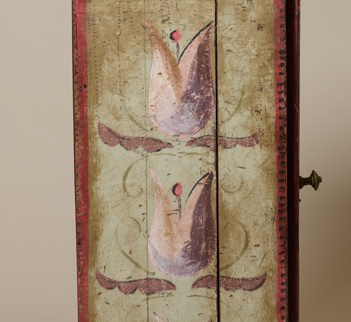 LATE 19TH CENTURY VICTORIAN PAINTED CABINET
