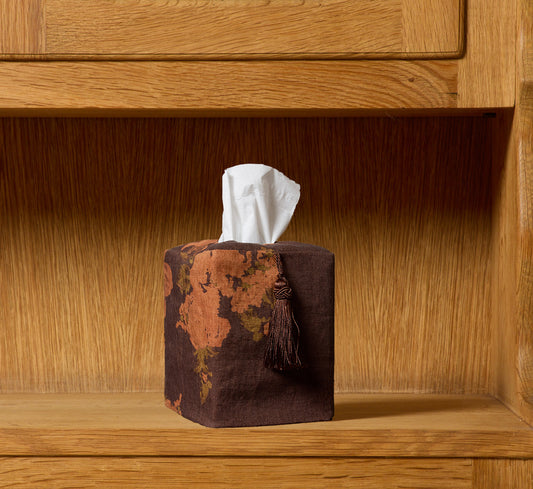PIERCE & WARD PEAT & PETAL TISSUE BOX COVER