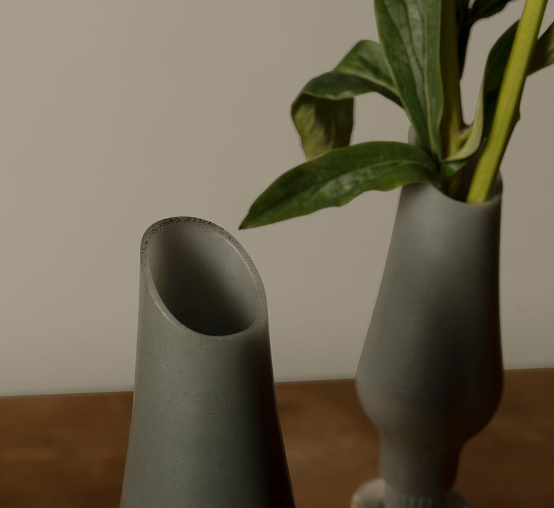 HANDS VASE PAIR IN STORM