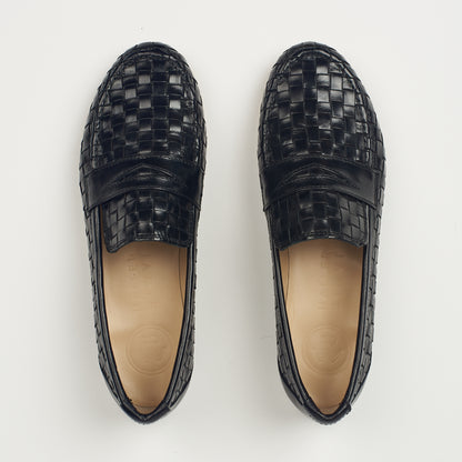 JAMIE HALLER X PW WOVEN LOAFER BLACK