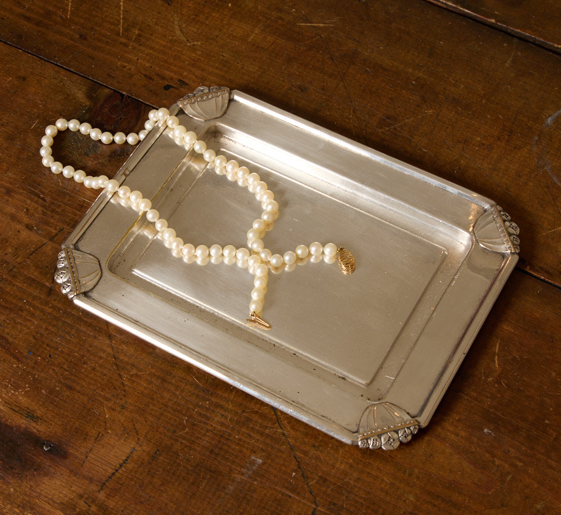 1920S ART DECO SILVER PLATED TRAY