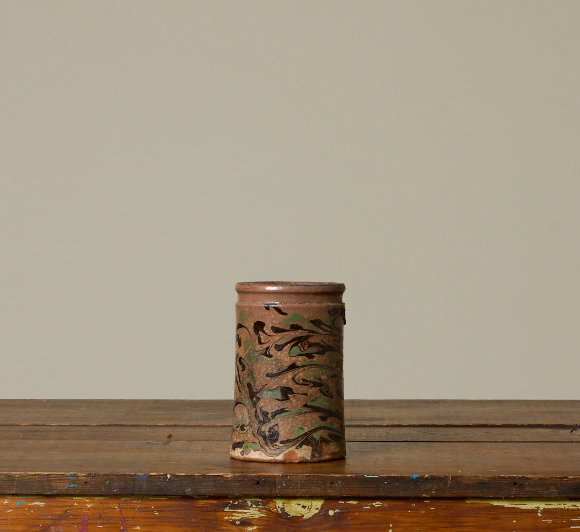 ANTIQUE AGATEWARE VASE